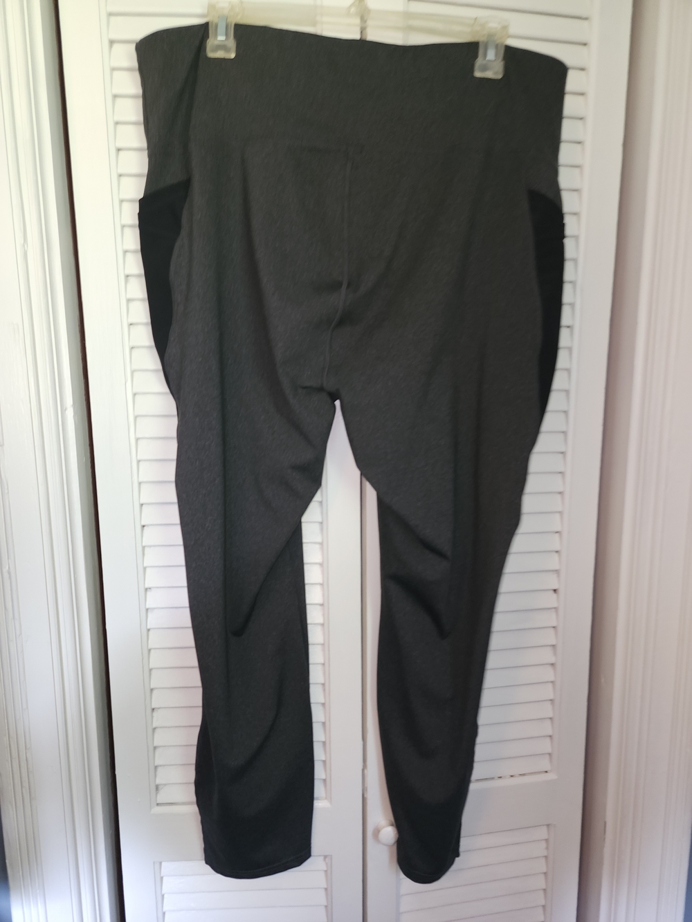 Marissa Olivia Gray Black Women's Performance Pants Athletic Wear